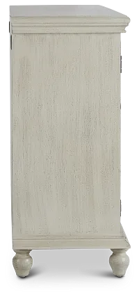 Alexis Ivory Four-door Cabinet