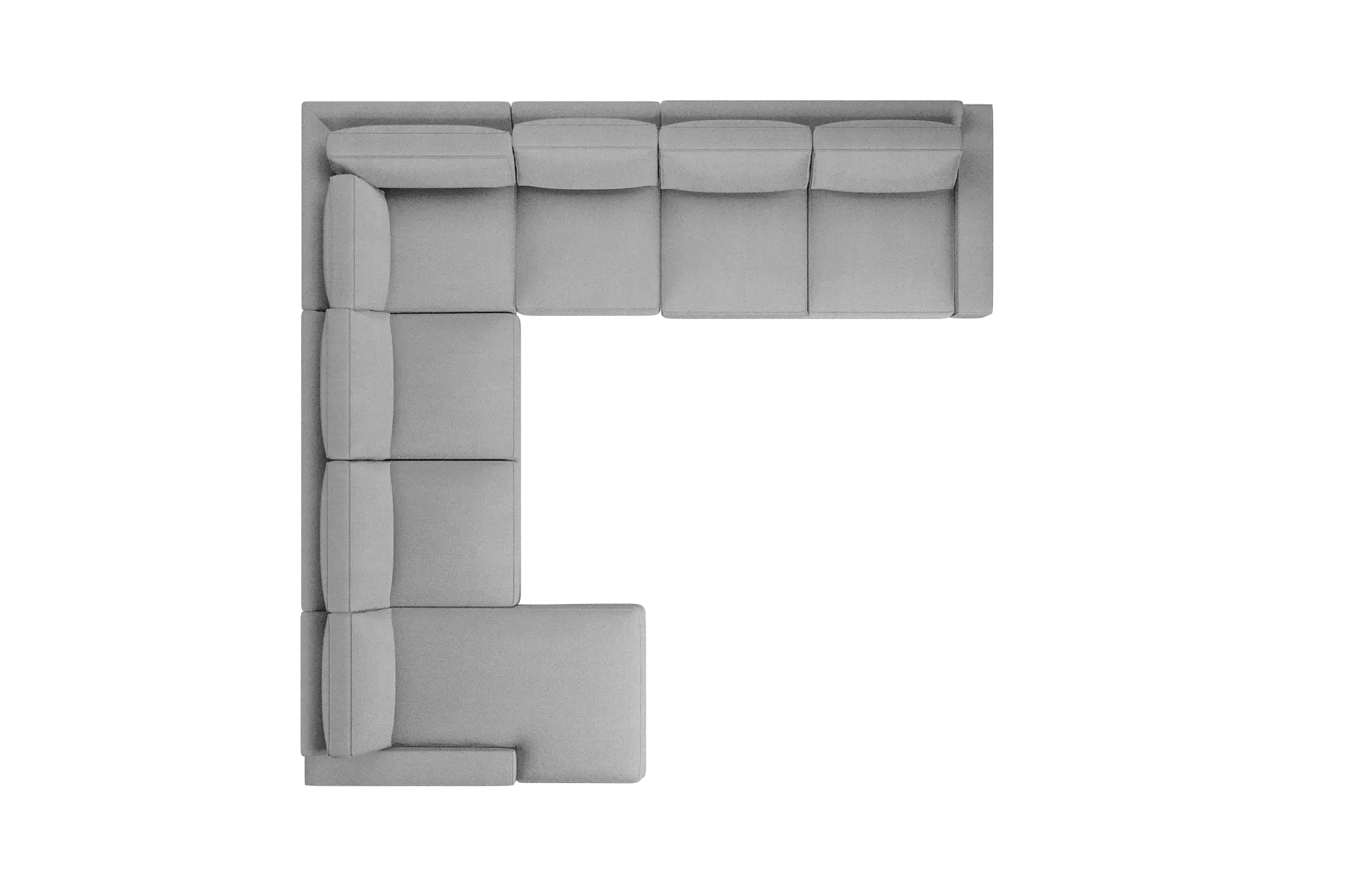 Edgewater Delray Light Gray Large Left Chaise Sectional Edgewater Delray Light Gray Large Left Chaise Sectional