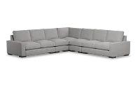 Edgewater Victory Gray Large Two-arm Sectional