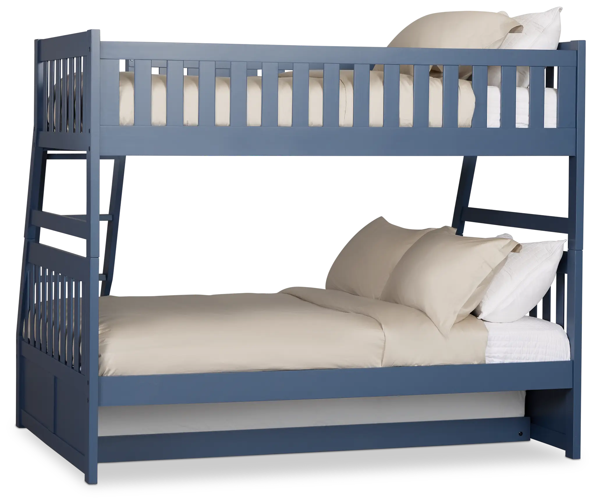 Charleston Dark Blue Trundle Bunk Bed Charleston Dark Blue Trundle Bunk Bed