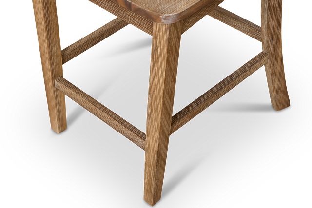 Woodstock Light Tone 24" Wood Barstool