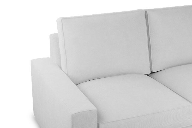 Edgewater Suave White Large Two-arm Sectional