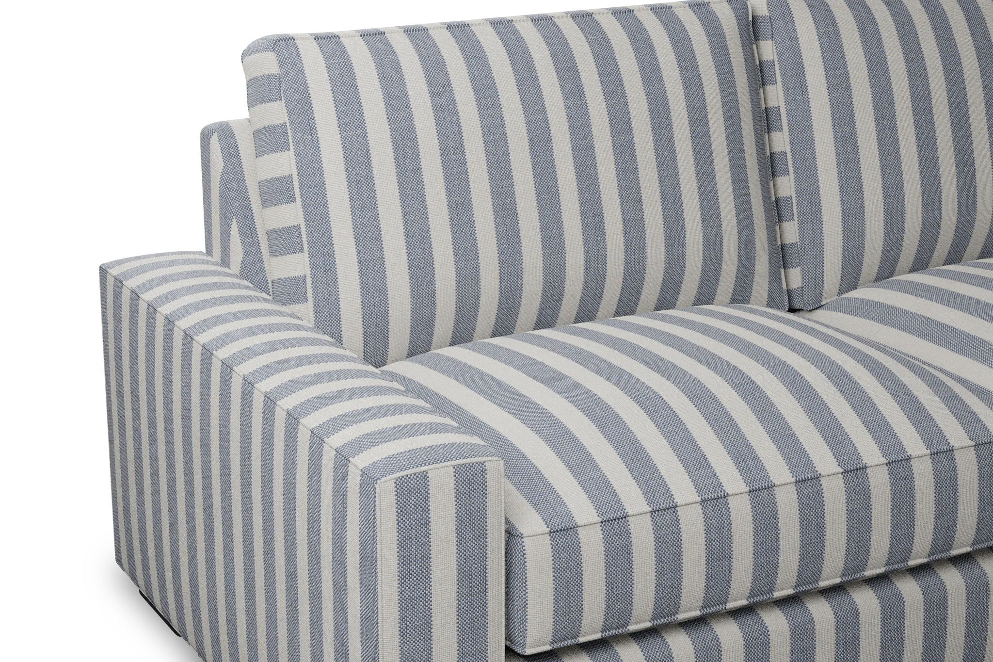 Edgewater Sea Lane Dark Blue 84" Sofa W/ 2 Cushions