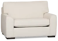 Sinclair Light Beige Fabric Innerspring Sleeper