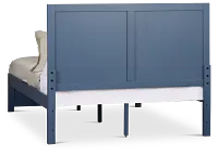 Charleston Dark Blue Panel Bed
