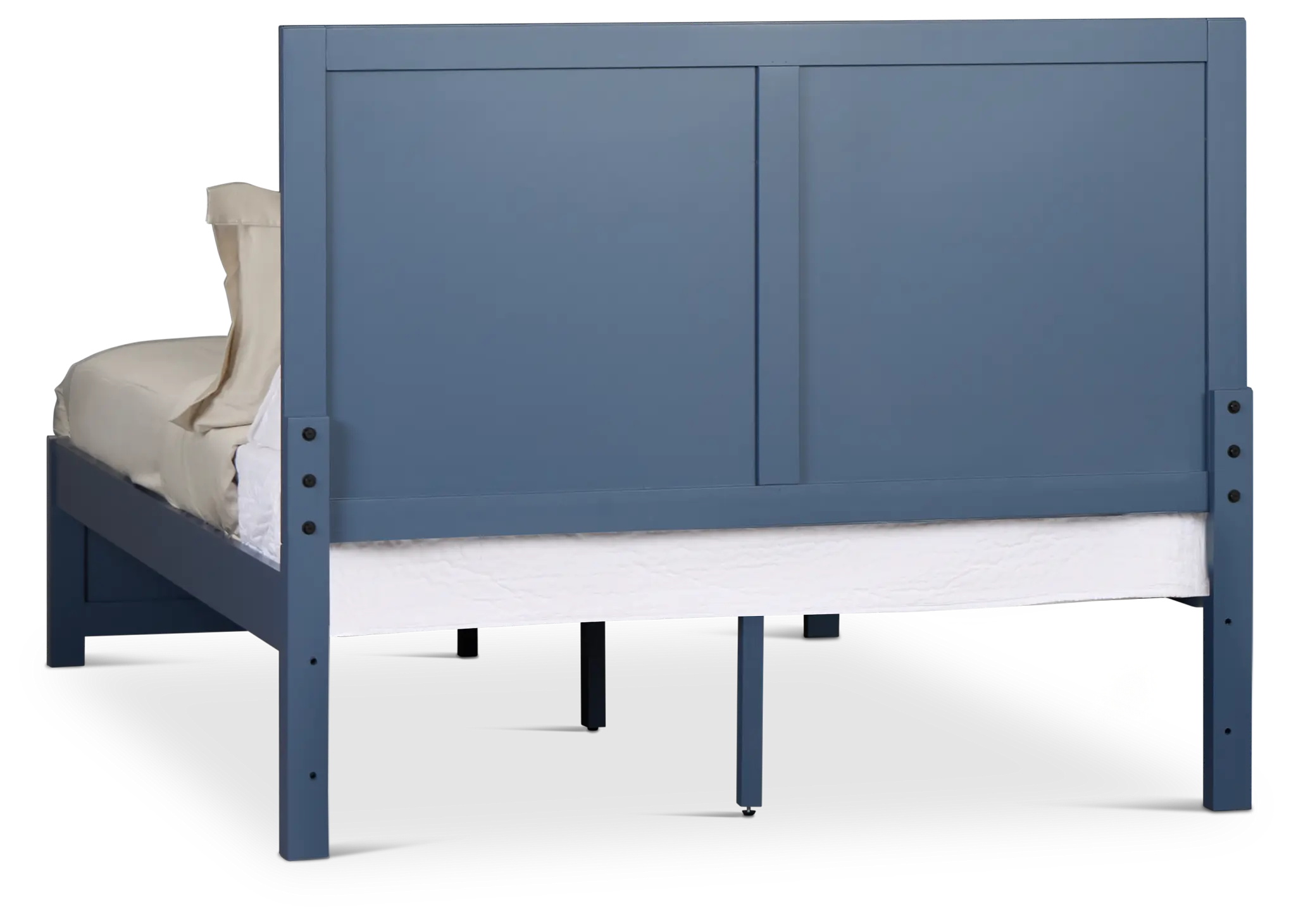 Charleston Dark Blue Panel Bed Charleston Dark Blue Panel Bed