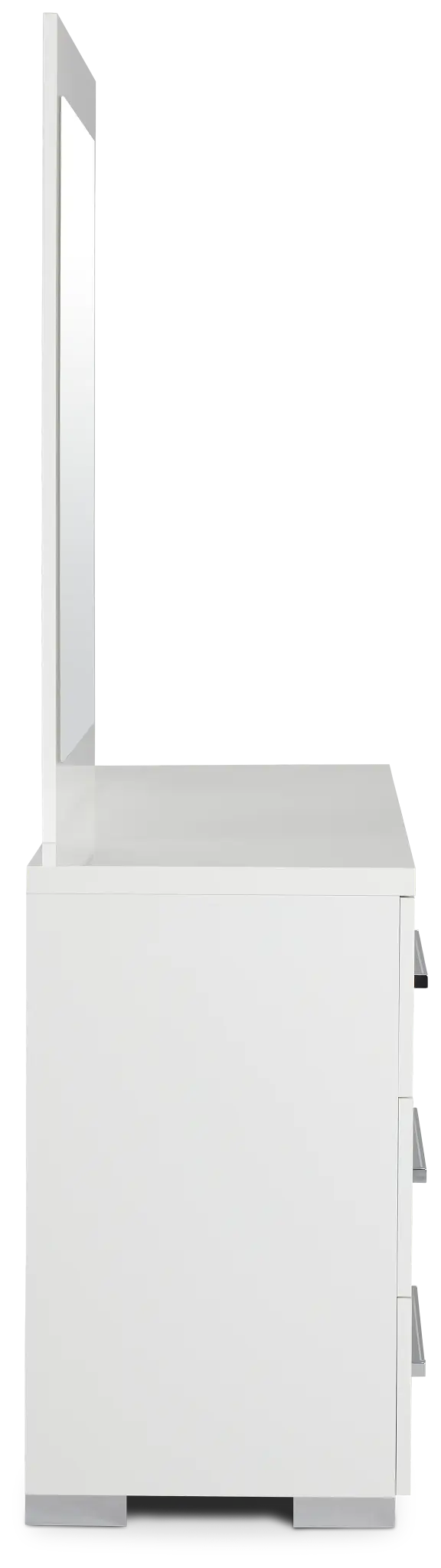 Verona White Dresser & Mirror Verona White Dresser & Mirror