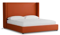 Captiva Joya Orange 60" Upholstered Shelter Bed