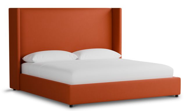 Captiva Joya Orange 60" Upholstered Shelter Bed