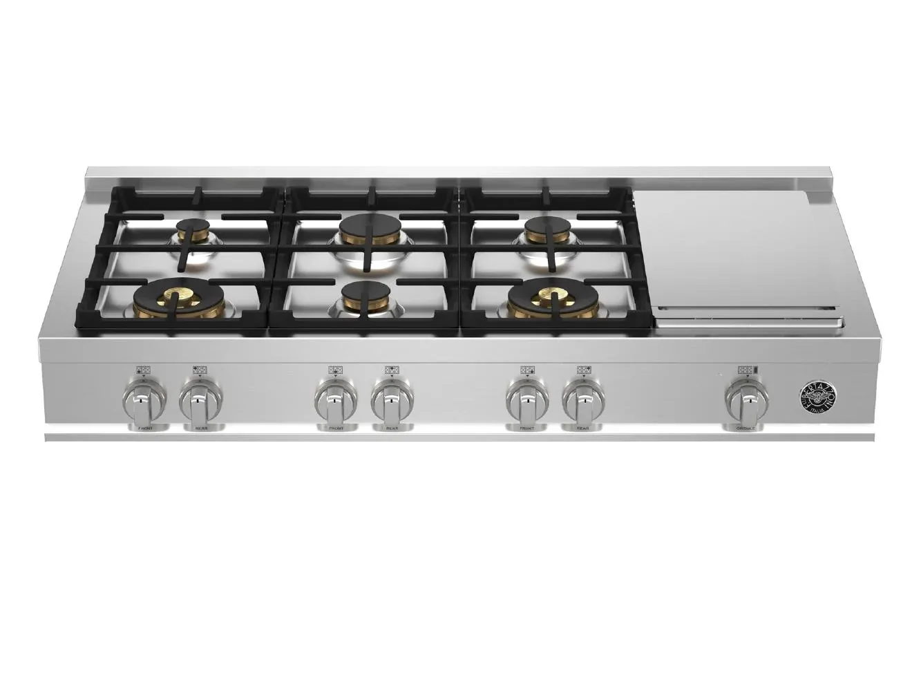 Bertazzoni 486 Series Stainless Steel 48" Gas Cook Top