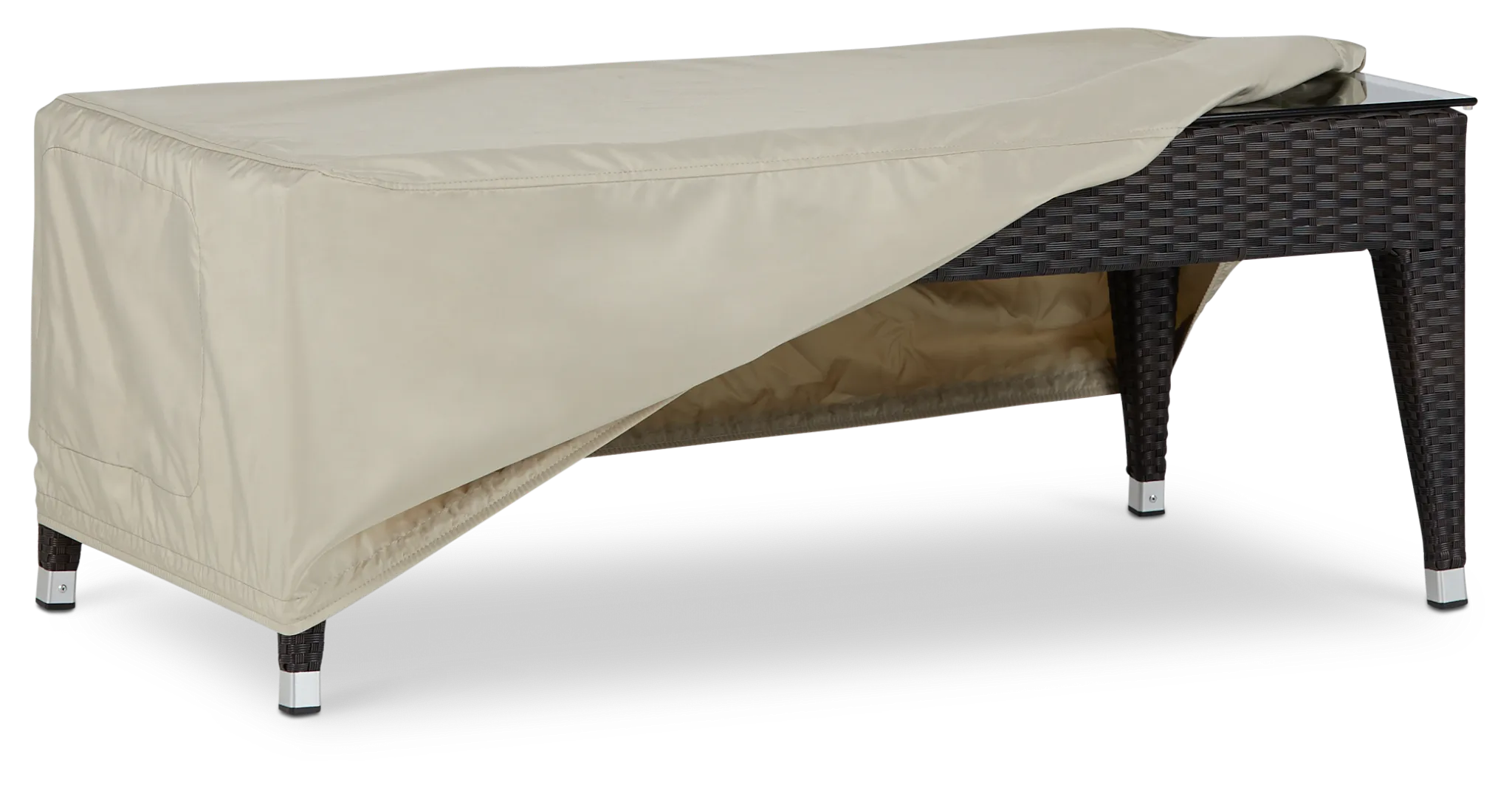 Khaki Coffee Table Outdoor Cover