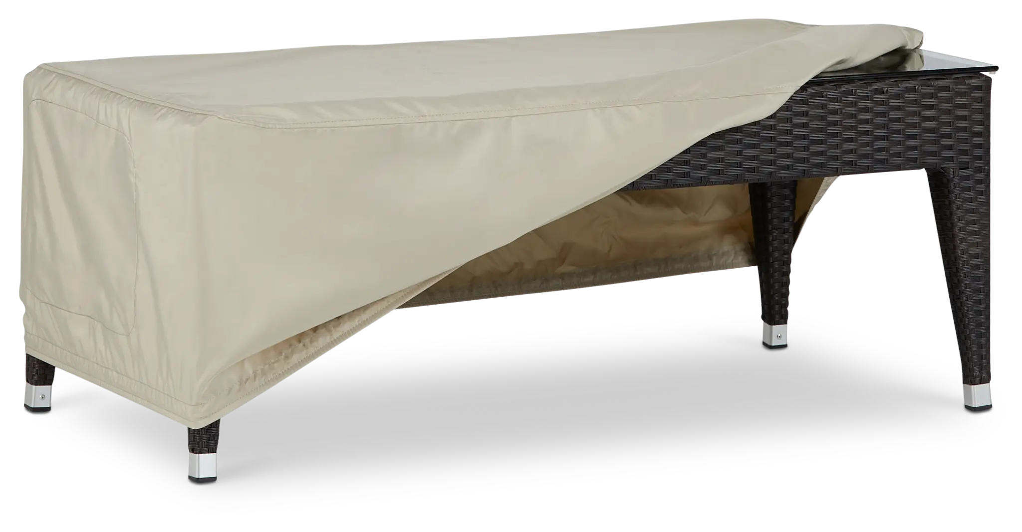Khaki Coffee Table Outdoor Cover Khaki Coffee Table Outdoor Cover