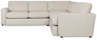 Brantley Light Beige Fabric Medium Two-arm Sectional