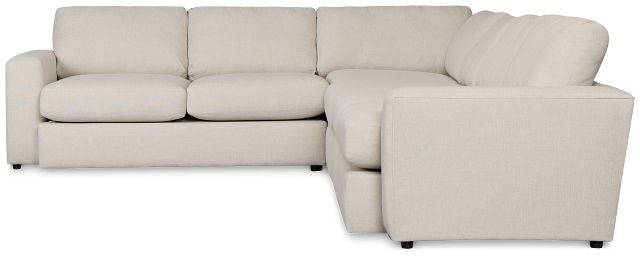 Brantley Light Beige Fabric Medium Two-arm Sectional