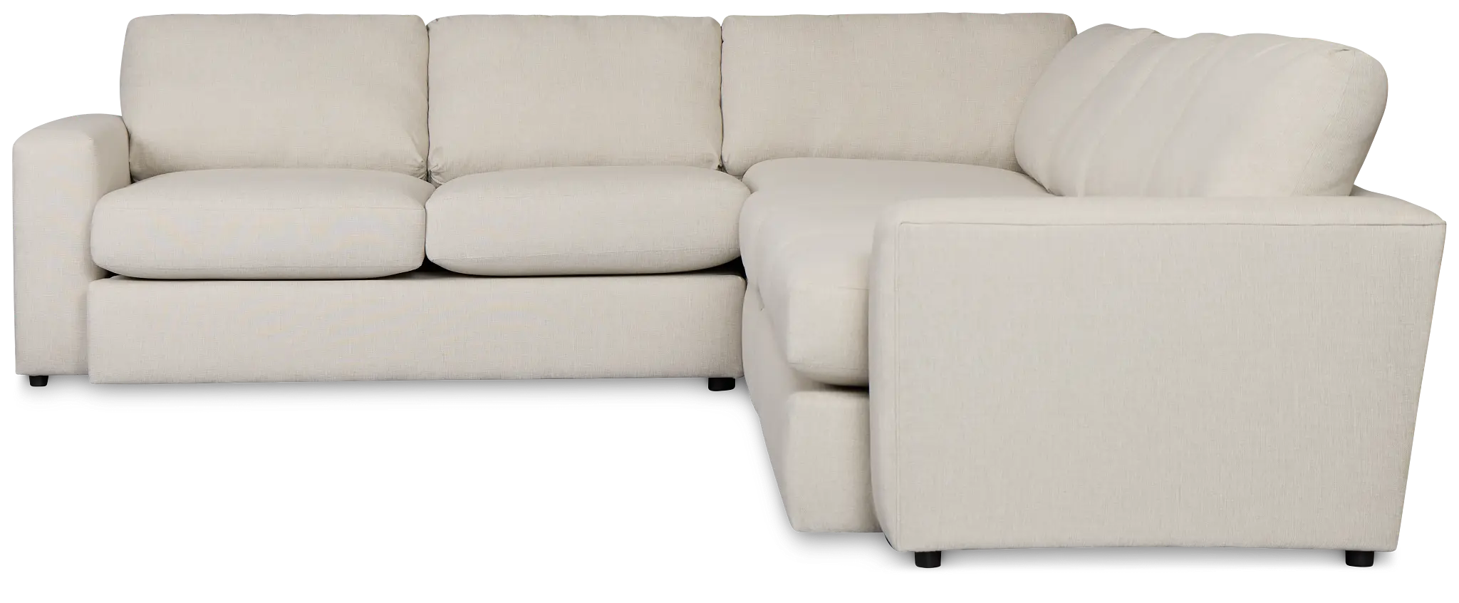 Brantley Light Beige Fabric Medium Two-arm Sectional Brantley Light Beige Fabric Medium Two-arm Sectional