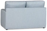 Rhodes Light Blue Fabric Loveseat