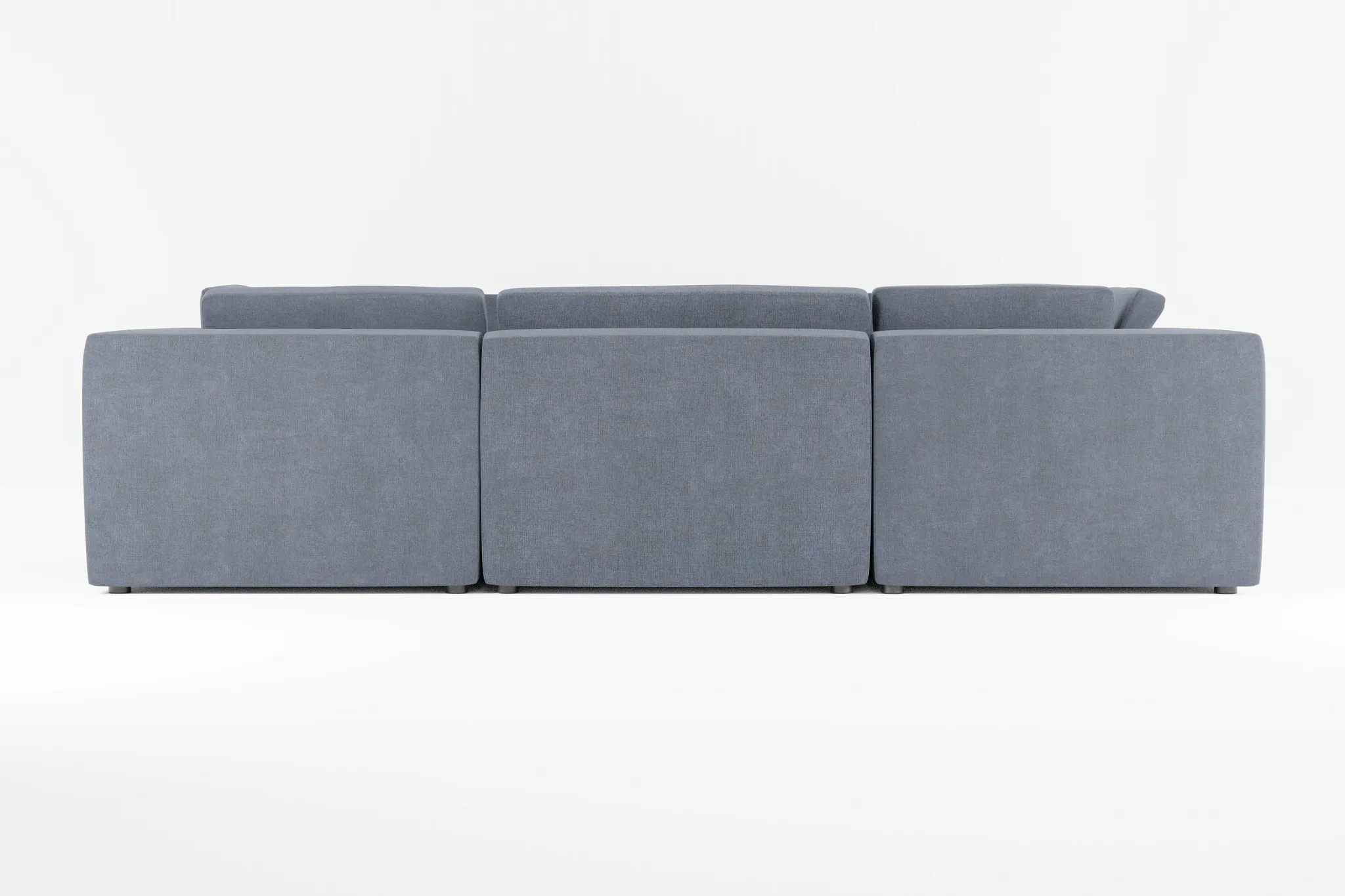 Destin Victory Dark Blue Fabric 8-piece Modular Sectional