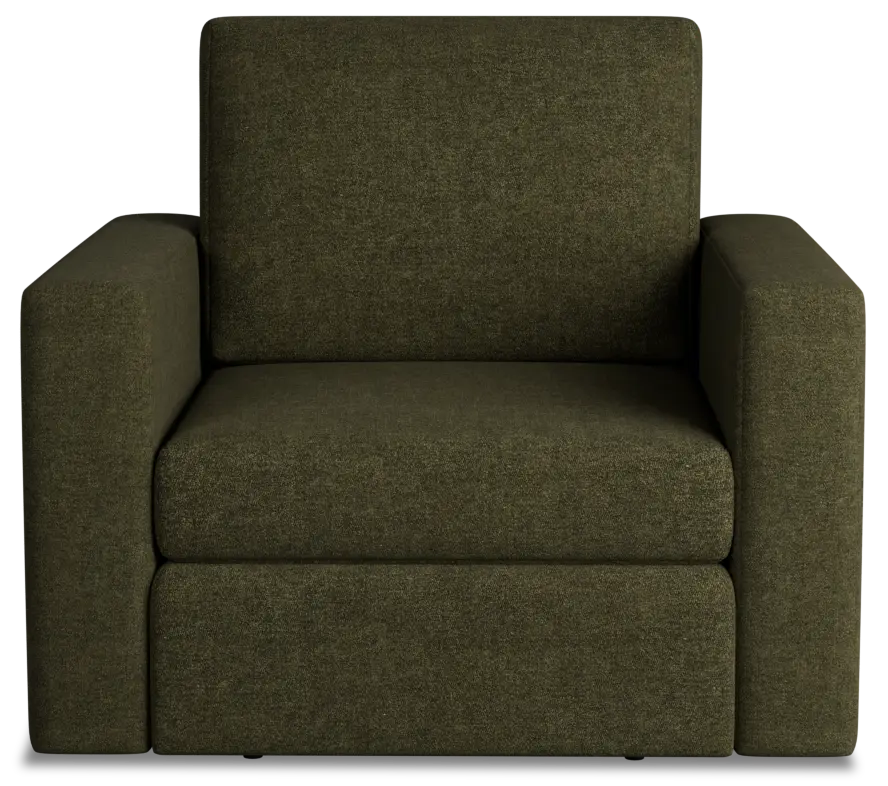 Citymod Green Fabric Swivel Chair Citymod Green Fabric Swivel Chair