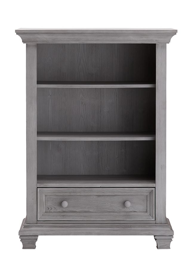 Westport Light Gray Bookcase