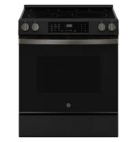 Ge 600 Series Black 30" Electric Range