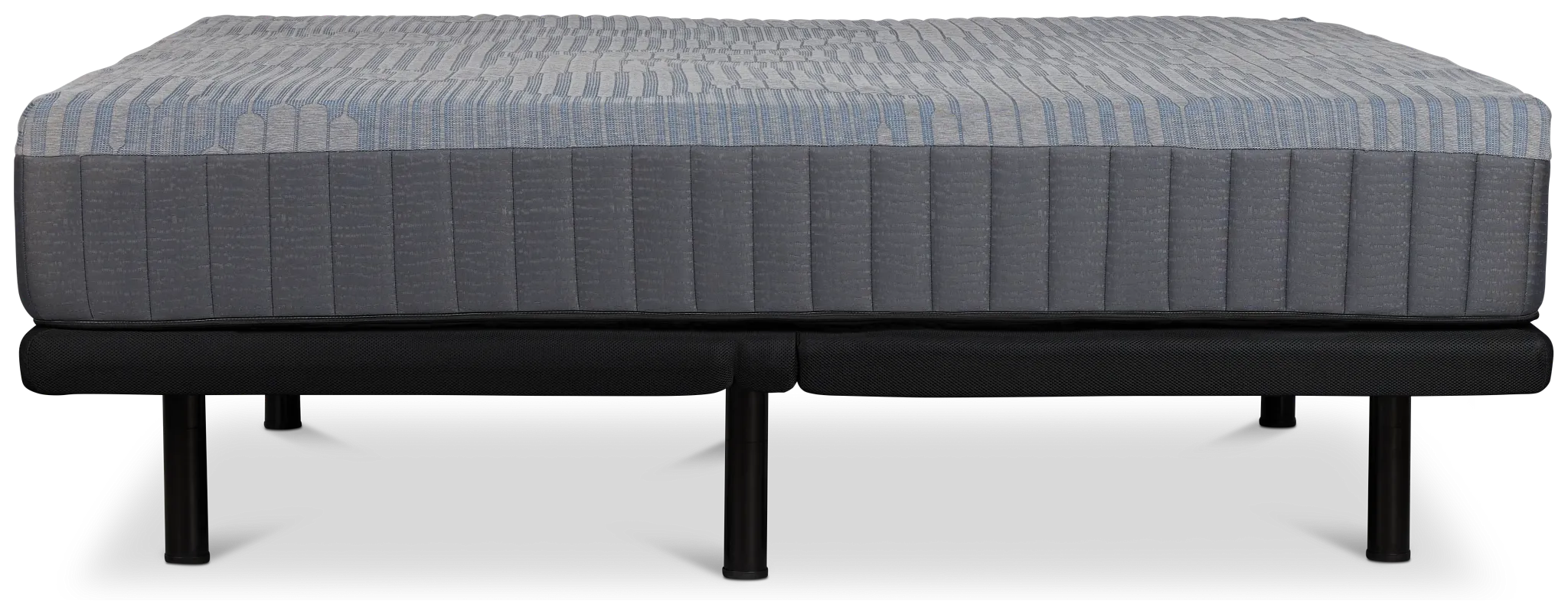 Kevin Charles By Sealy Hybrid Medium Plus Adjustable Mattress Set