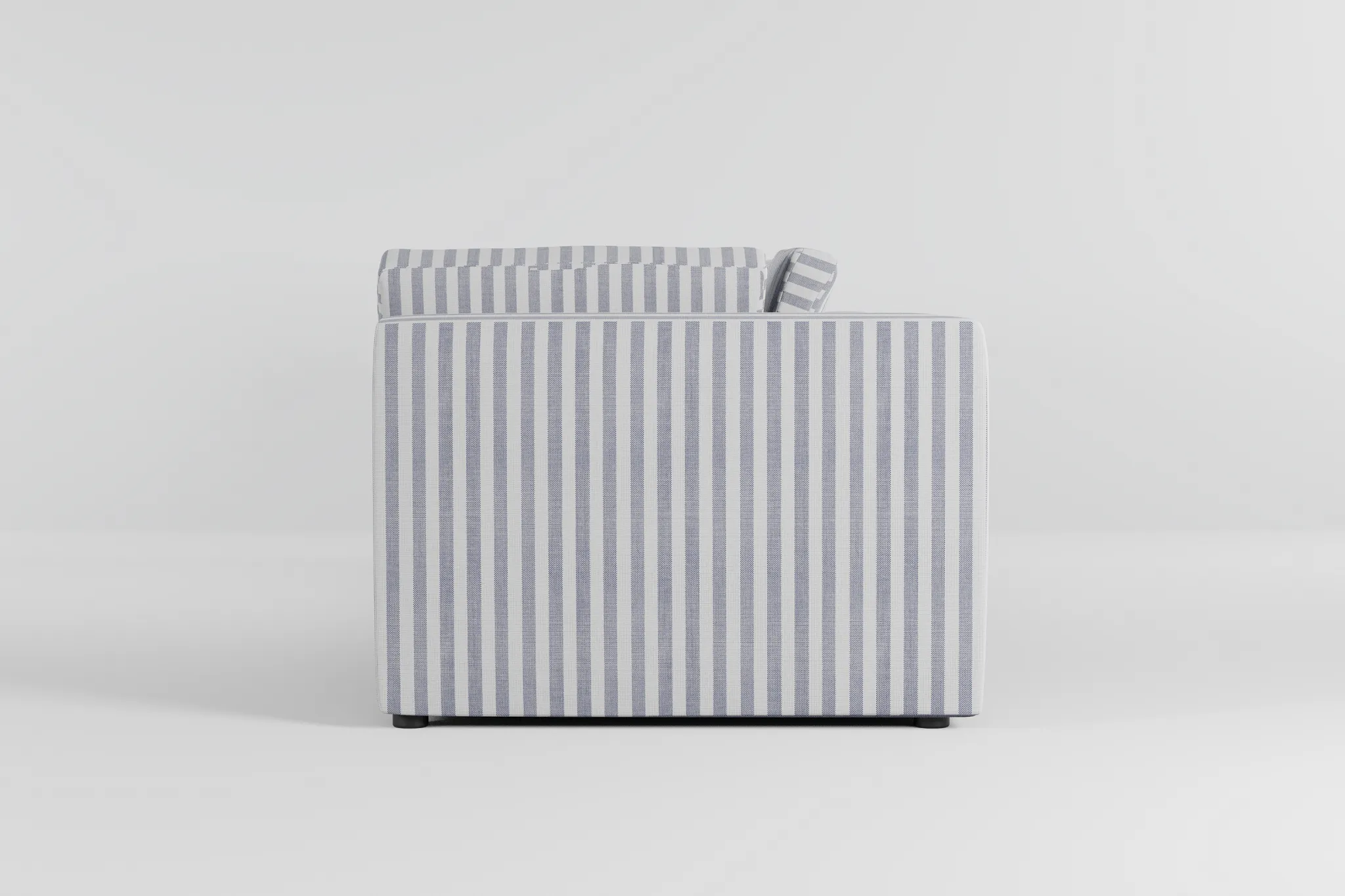 Destin Sea Lane Dark Blue Fabric 3-piece Modular Sofa