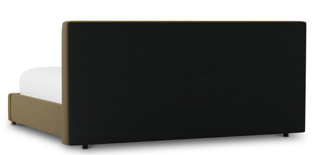 Grayton Elite Dark Green 44" Upholstered Platform Bed