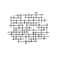 Four Hands Qualy Black Metal Coat Rack