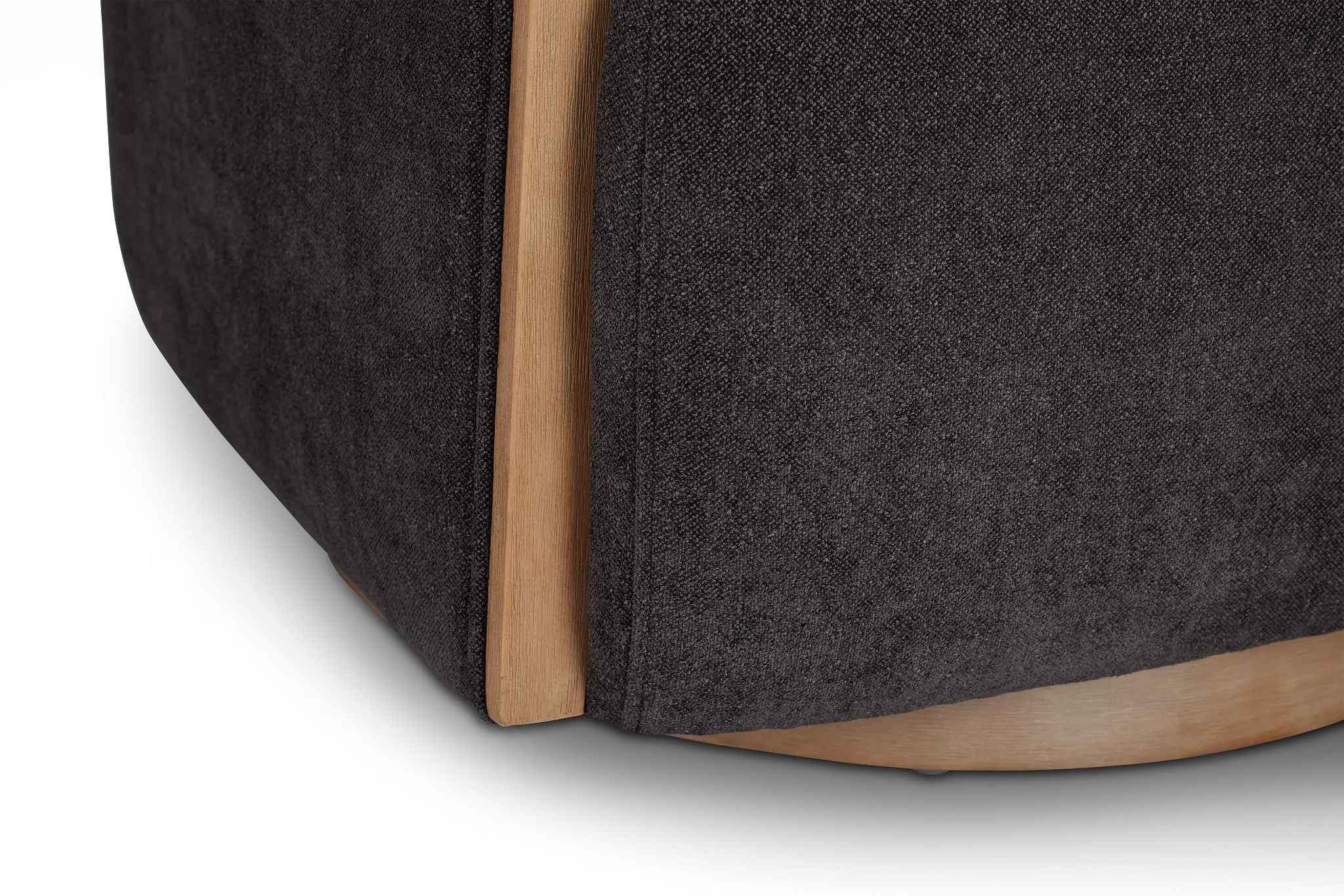 Campbell Dark Gray Fabric Swivel Accent Chair Campbell Dark Gray Fabric Swivel Accent Chair
