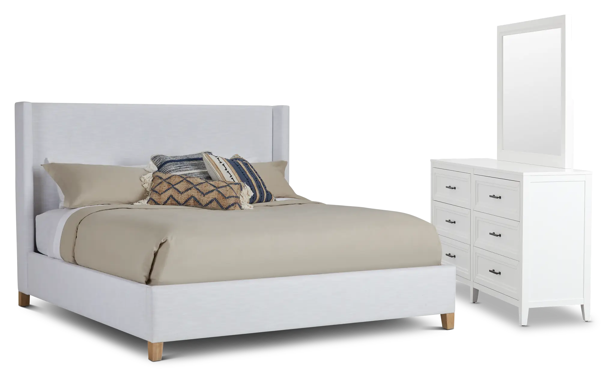 Nantucket White Uph Panel Bedroom Nantucket White Uph Panel Bedroom