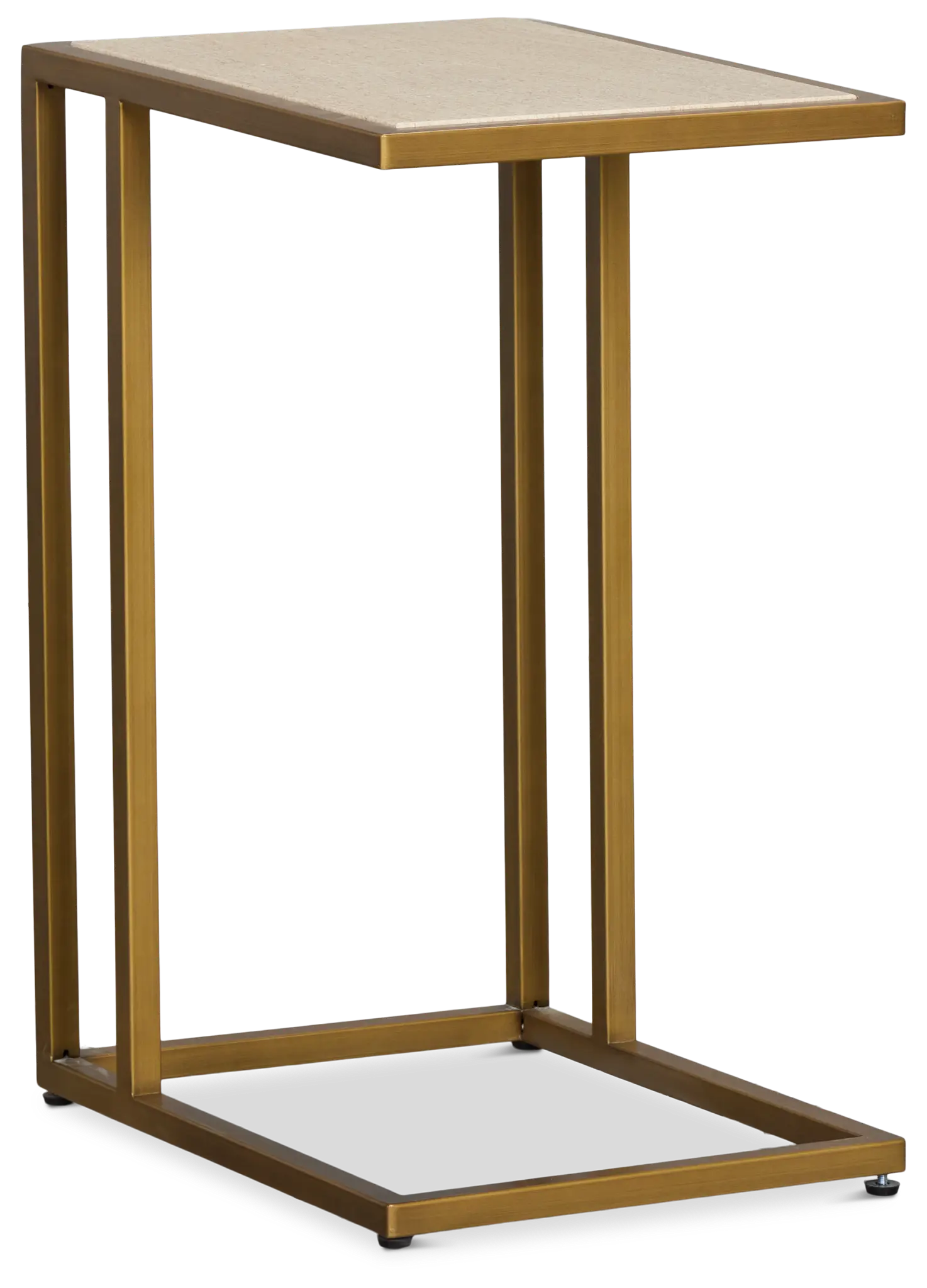 Lukar Gold Square End Table Lukar Gold Square End Table