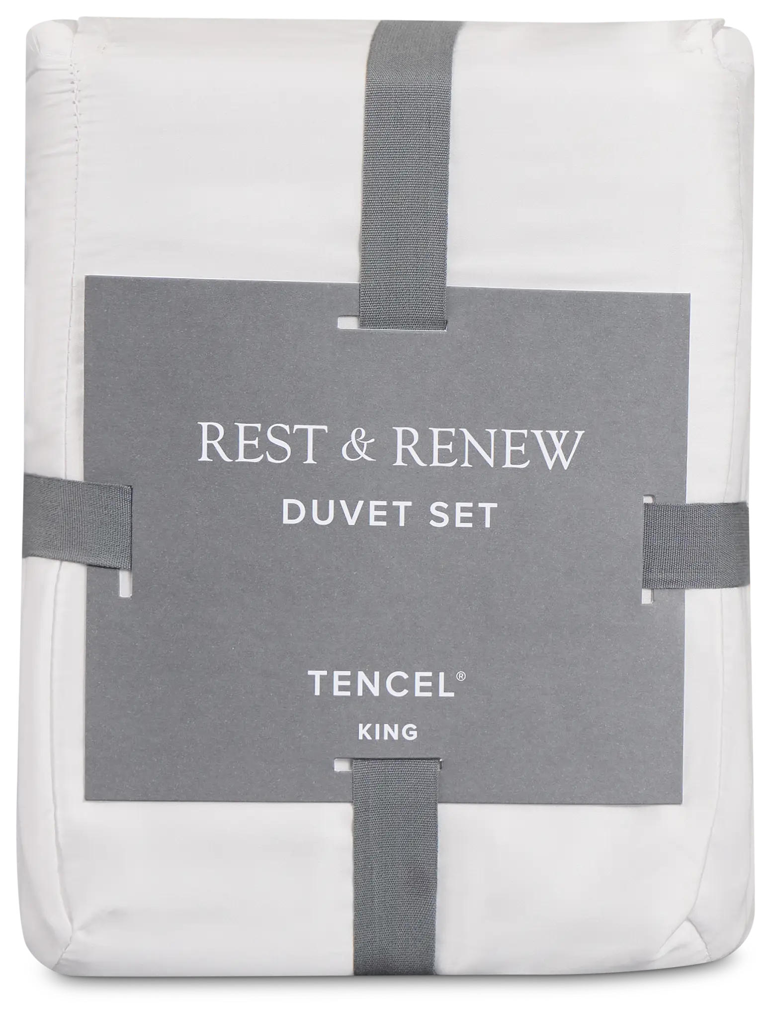 Rest & Renew Tencel White 300 Thread Duvet Set Rest & Renew Tencel White 300 Thread Duvet Set
