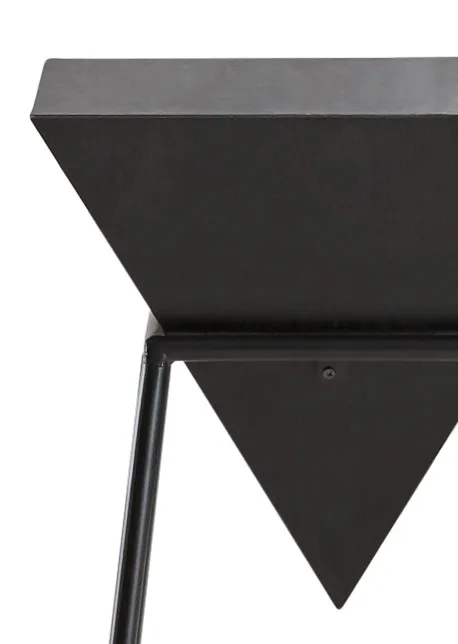 Roxy Black Accent Table