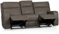 Rhett Gray Micro Reclining Sofa