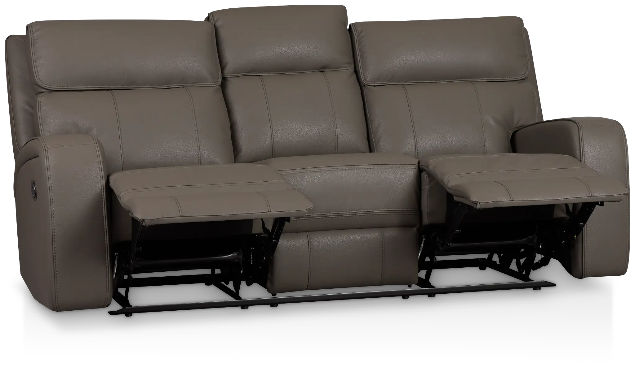 Rhett Gray Micro Reclining Sofa Rhett Gray Micro Reclining Sofa