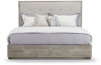 Madden Light Tone Wood Platform Bed