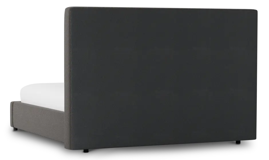 Grayton Elite Dark Gray 54" Upholstered Platform Bed Grayton Elite Dark Gray 54" Upholstered Platform Bed