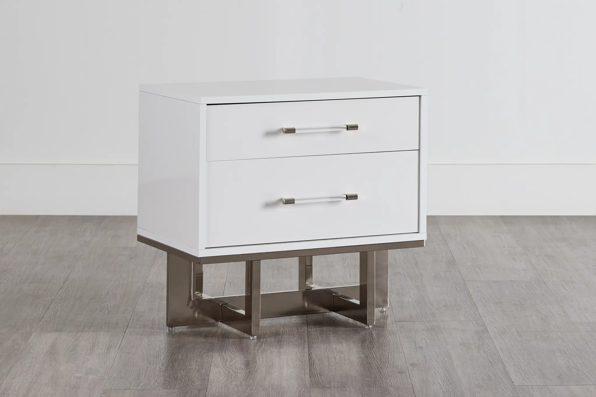 Cortina White Nightstand Cortina White Nightstand