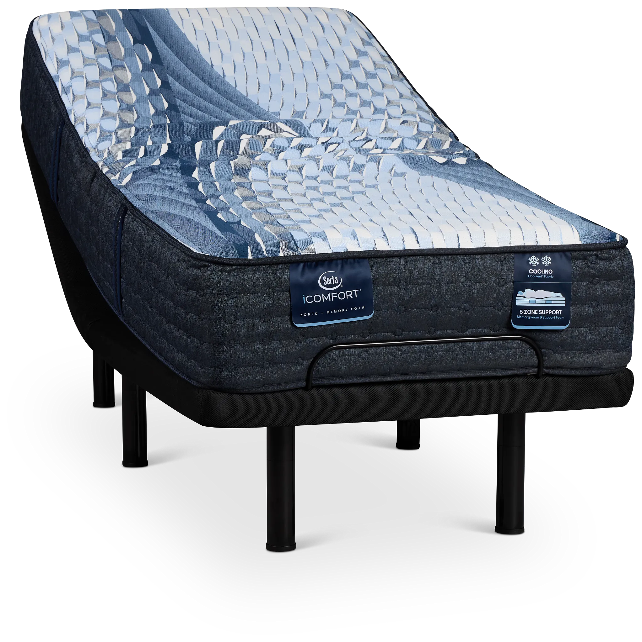Serta Icomfort Elana Firm Plus Adjustable Mattress Set