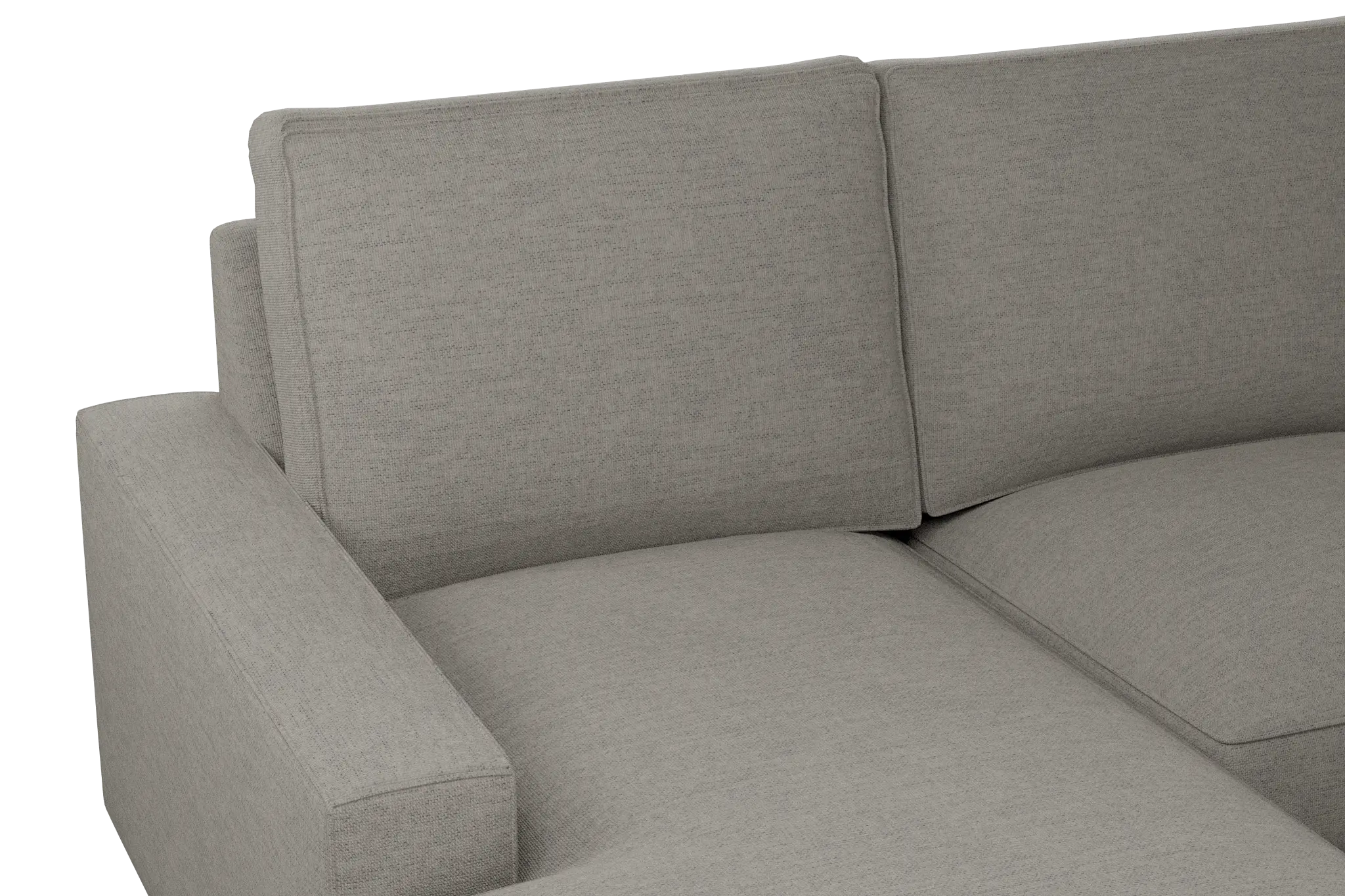 Edgewater Maguire Pewter Medium Left Chaise Sectional Edgewater Maguire Pewter Medium Left Chaise Sectional