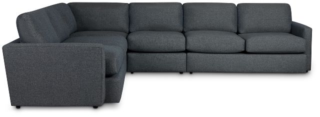 Noah Dark Gray Fabric Medium Two-arm Sectional