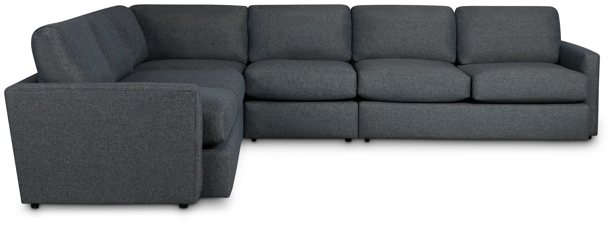 Noah Dark Gray Fabric Medium Two-arm Sectional