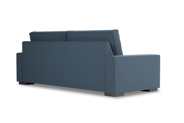 Edgewater Elite Blue 96" Sofa W/ 2 Cushions