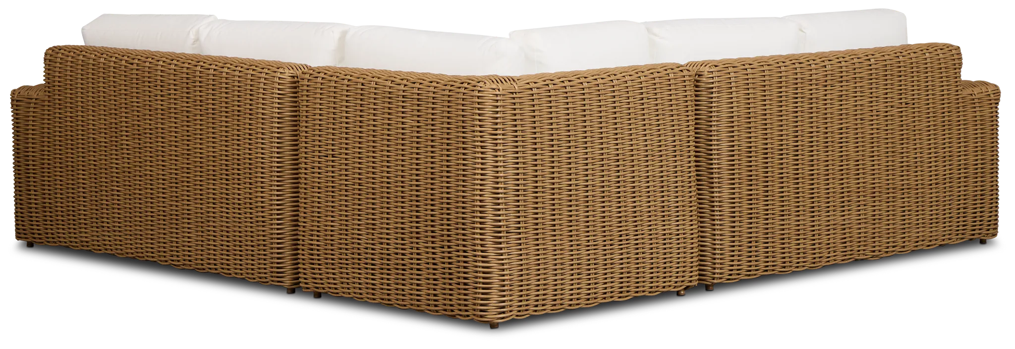 Mallorca Brown White Small Two-arm Sectional