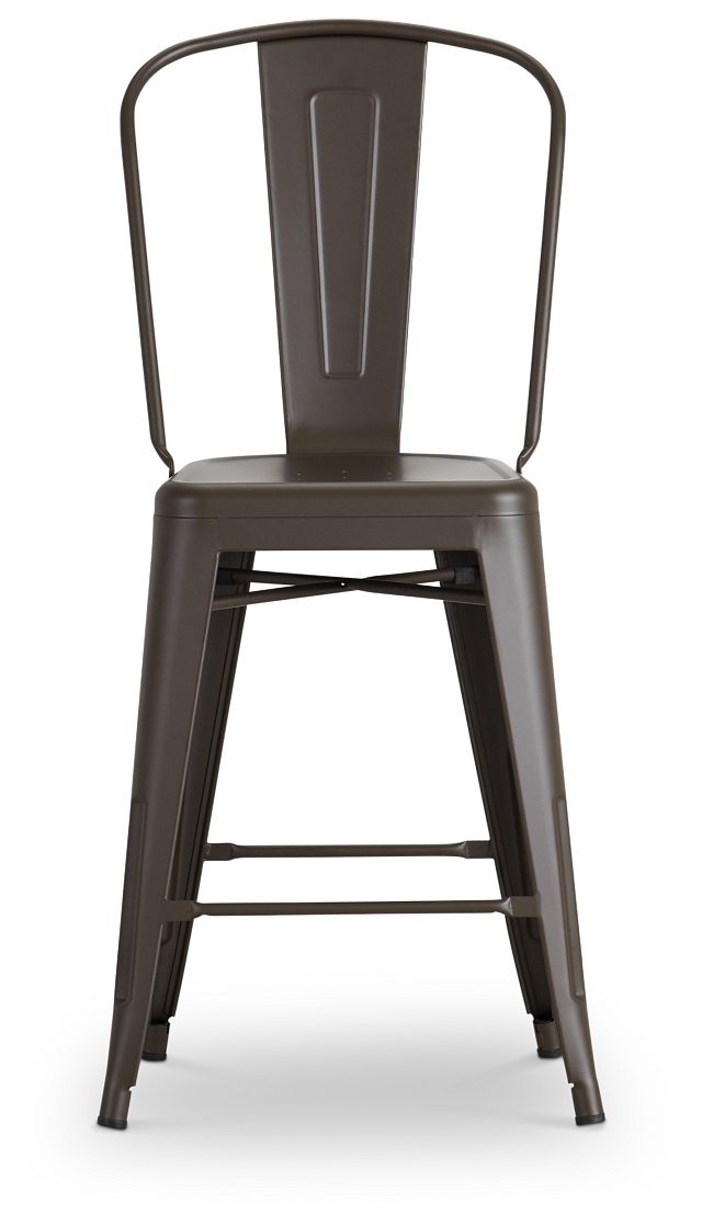 Harlow Dark Tone Metal 24" Barstool