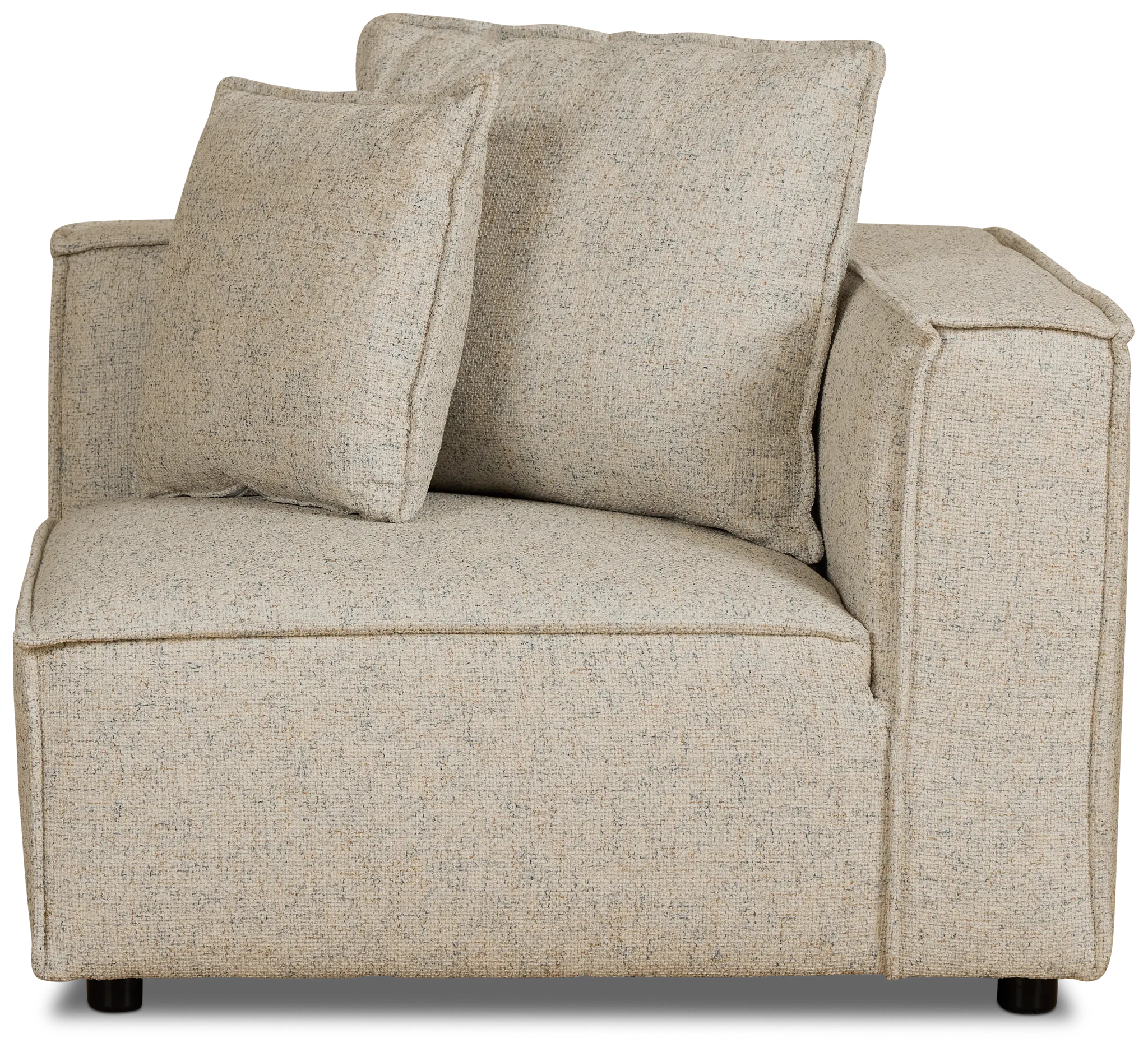 Tatum Beige Fabric Corner Chair