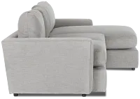 Noah Gray Fabric Right Chaise Sectional