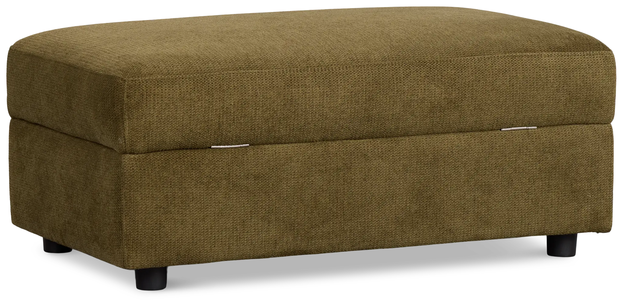 Carmen Green Fabric Storage Ottoman Carmen Green Fabric Storage Ottoman