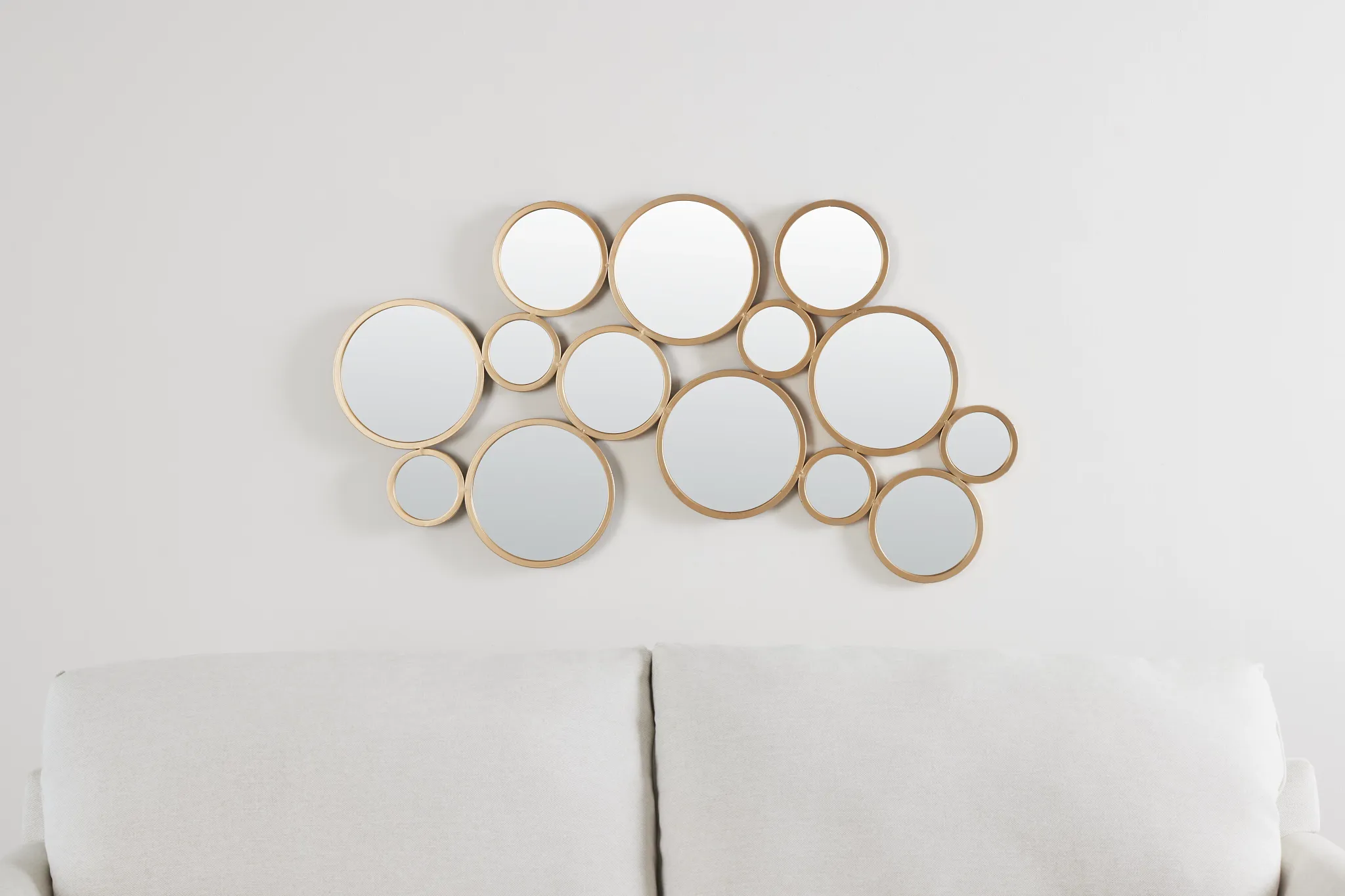 Libby Gold Round Mirror