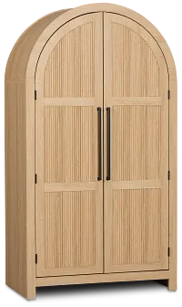 Lyndie Light Tone Large Door Bookcase